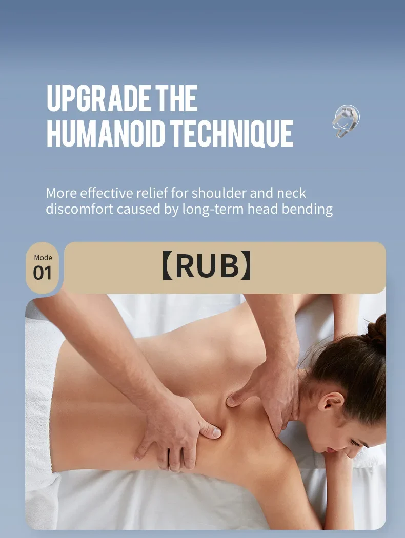 2026 New 26W Brushless Motor Neck And Shoulder Massager Wireless Shoulder And Ba