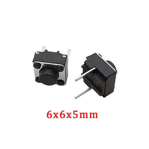 20/50/100Pcs Micro Tactile Switch Momentary Tact DIP Switch 2Pin 6 x 6mm Micro Touch Push Button Switch High 5mm 6mm 7mm 8mm 9mm - Image 8