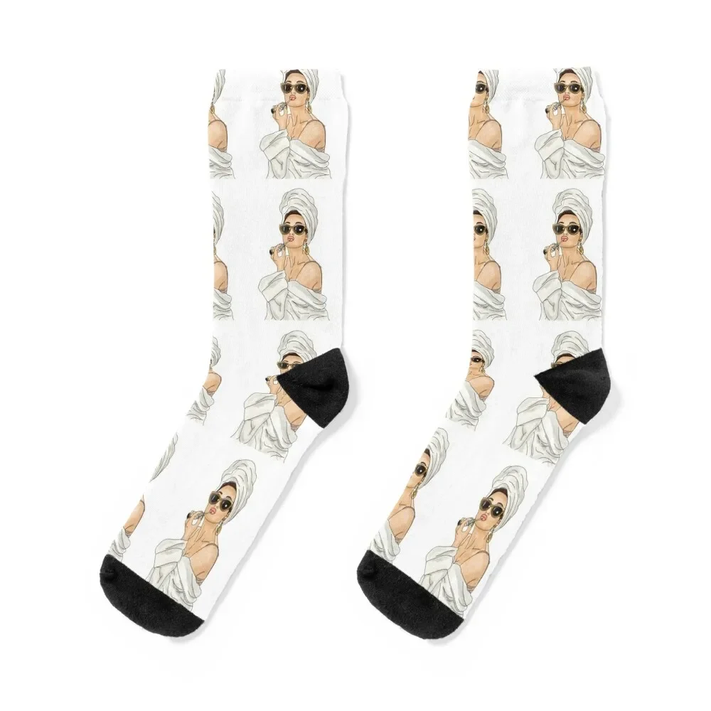 

Audrey Hepburn Socks moving stockings loose Hiking boots Women Socks Men's