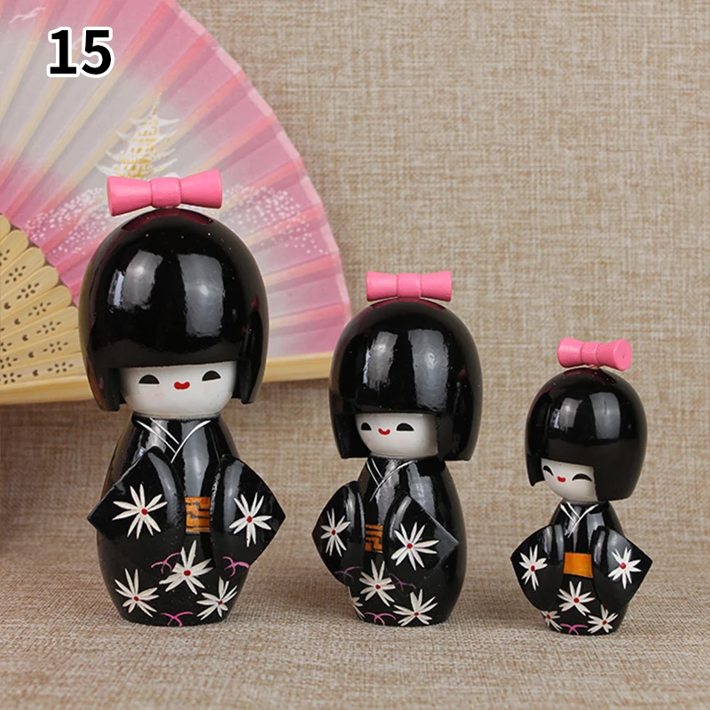 Figurine Solaire Geisha Japonaise Qui Hoche La Tête - Décoration De Voiture, Bureau Ou Maison - 7.7 Cm - 8