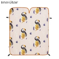 Winter Windproof Warm Baby Stroller Swaddles Waterproof Flannel Swaddle Knit Wraps Blanket Pram Pushchair Blankets 85*64cm 2