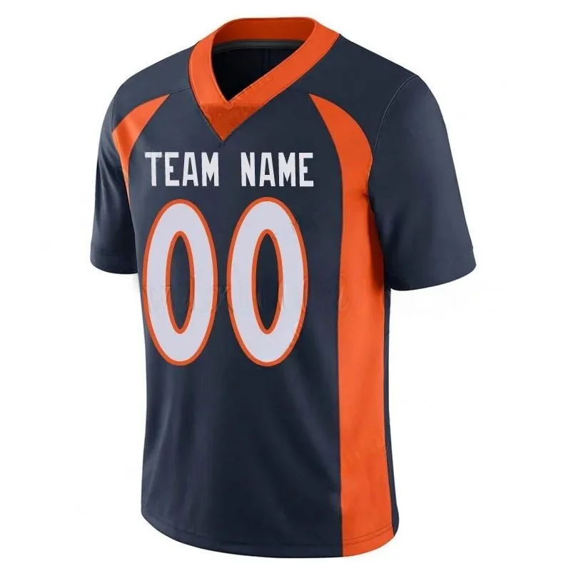 

Custom Personalize Sewn On Name No.John Elway Terrell Davis Peyton Manning Surtain Jerry Jeudy Courtland Sutton Stitch Jersey