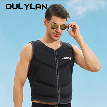 Oulylan Jacket Sport Adult Kid Life Vest Clothes Neoprene Life Jacket Fishing Vest Water Swim Skating Ski Rescue Boats Drifting 2