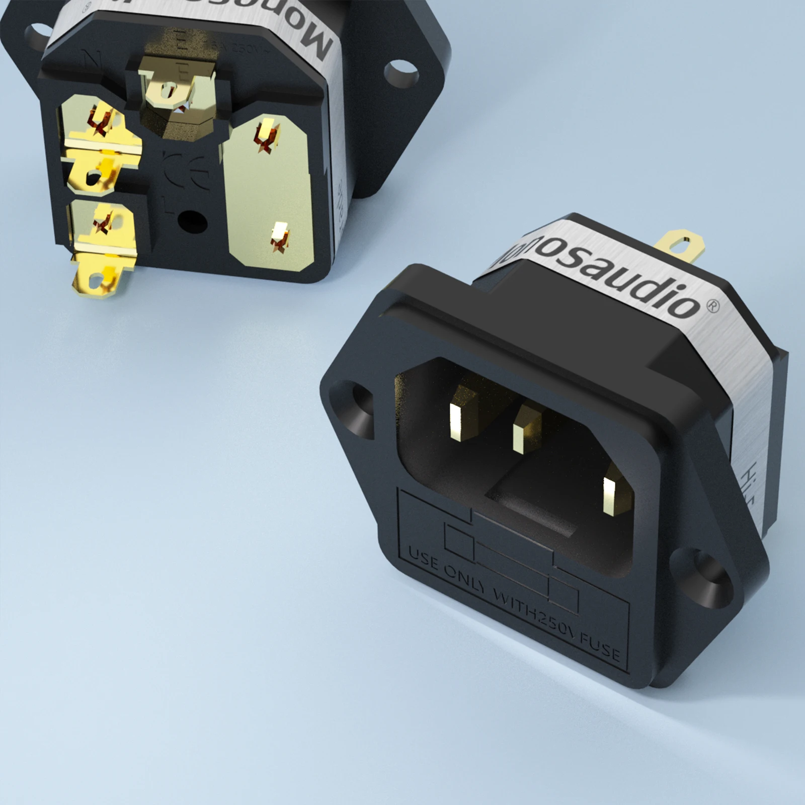 HIFI 3 Pezzi FURUTECH FI-06 (G) Presa Di Ingresso IEC 3 Pin HIFI 3 Pezzi FURUTECH FI-06 (G) Presa Di Ingresso IEC 3 Pin
