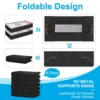 3 Pack Under Bed Storage Container Organizer Large Capacity Under Bed Clothes Storage Box Foldable Storage Bag with Clear Window 2