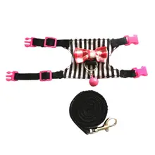

Convenient Pet Harness Small Bow-knot Design Adorable Pet Chest Strap Pet Leash Pet Vest