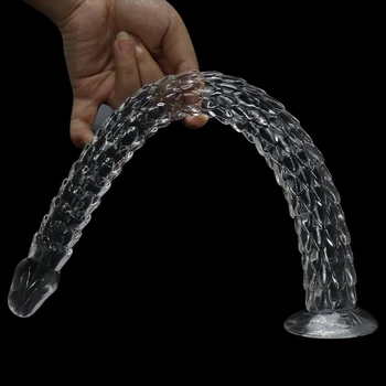 Super Long Dragon Scale Tentacle Dildo Female Masturbator Sex Toys Big Fake Penis With Strong Suction Cup For Women Lesbian 5