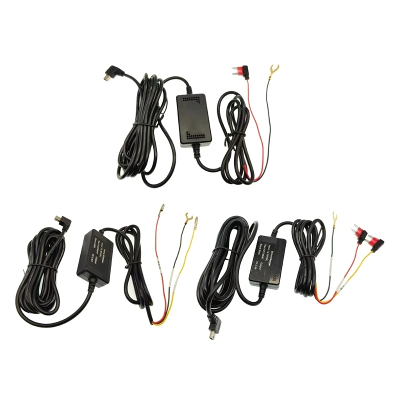 

Multi functional Car DVR Power Cable Car Camera Power Cable 12-30V 2A Parking & Streaming Video Transmission
