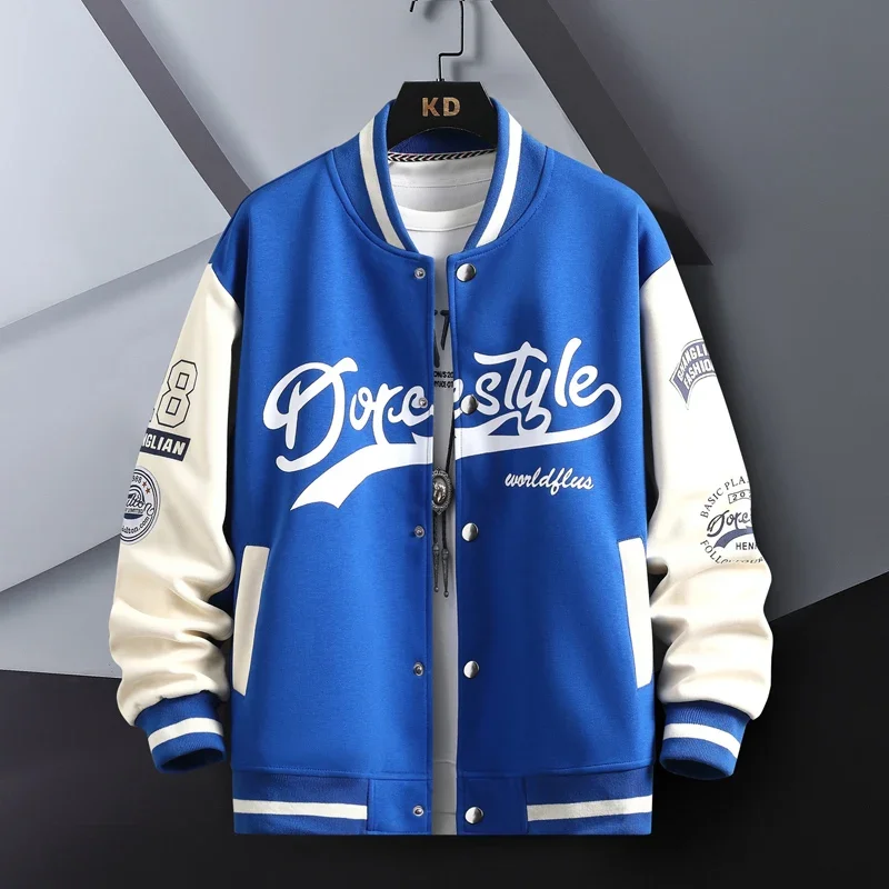 2023 Hip Hop Casual Baseball Coat Slim Fit Unisex Baseball Uniform Bomber Jackets For Men's Youth Trend College Wear Autumn love on 2023 tour concert printed baseball uniform men women trend fashion bomber jackets y2k aesthetics jacket coat streetwear