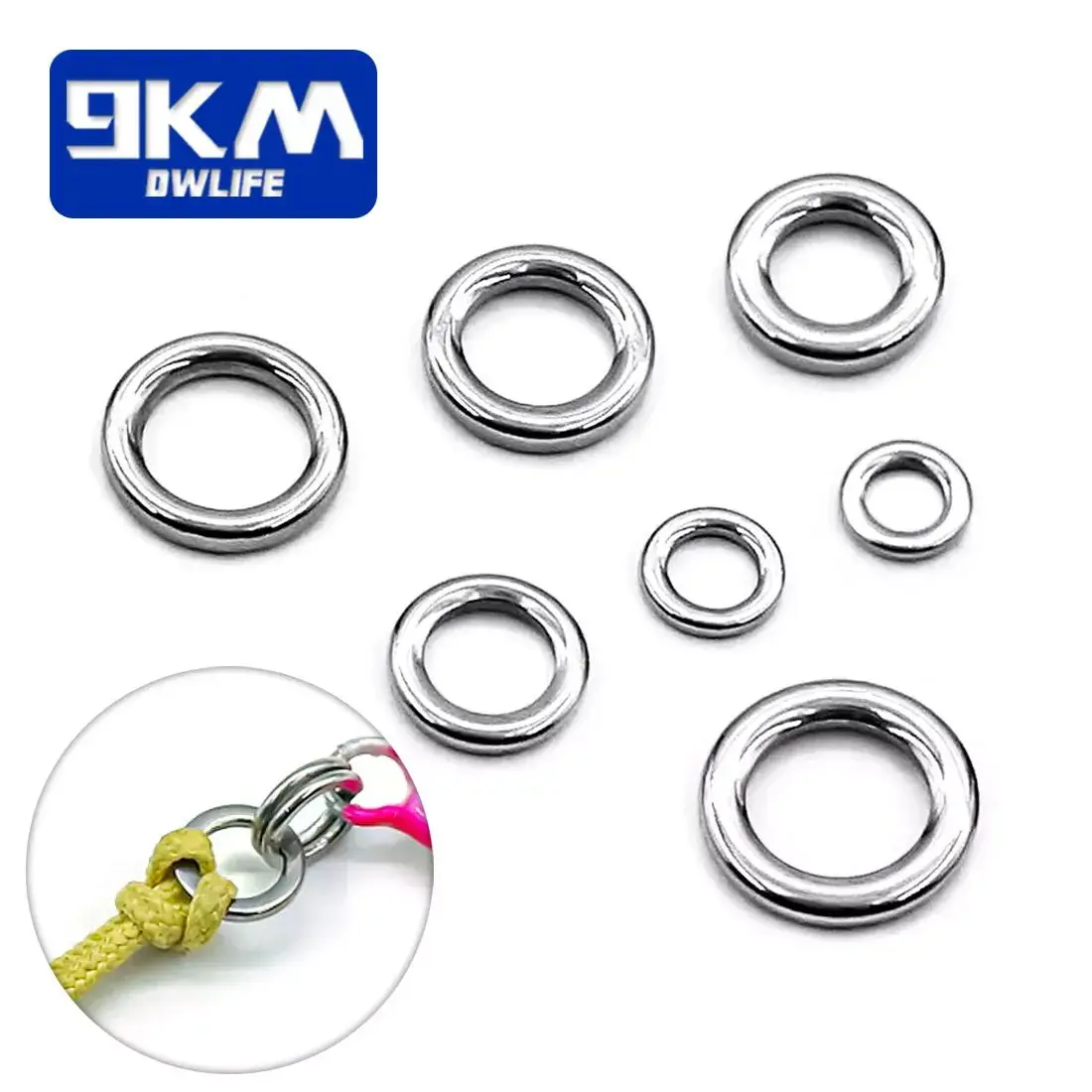 서핑액세사리 20 ~ 100개 솔리드 링으로 구성된 낚싯대 액세서리 솔리드 링 스냅 스테인레스 스틸 낚싯줄 커넥터 바닷물 태클 크롬 서핑액세사리 20 ~ 100개 솔리드 링으로 구성된 낚싯대 액세서리 솔리드 링 스냅 스테인레스 스틸 낚싯줄 커넥터 바닷물 태클 크롬