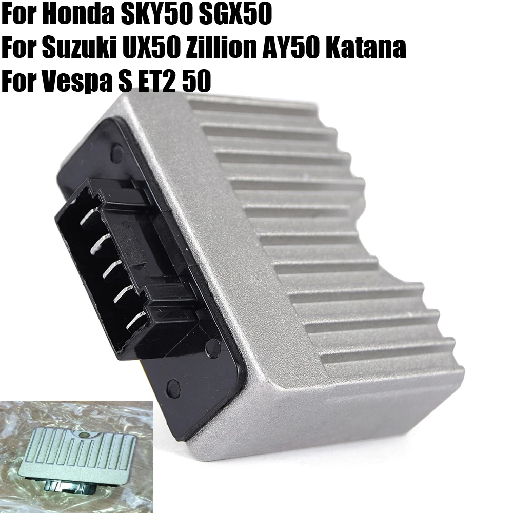 Regulator Rectifier For Honda SKY50 SGX50 Suzuki UX50 Zillion AY50 Katana  For Vespa S 50 4T 4V ET2 50 Iniezione 31600-GCG-840 - AliExpress