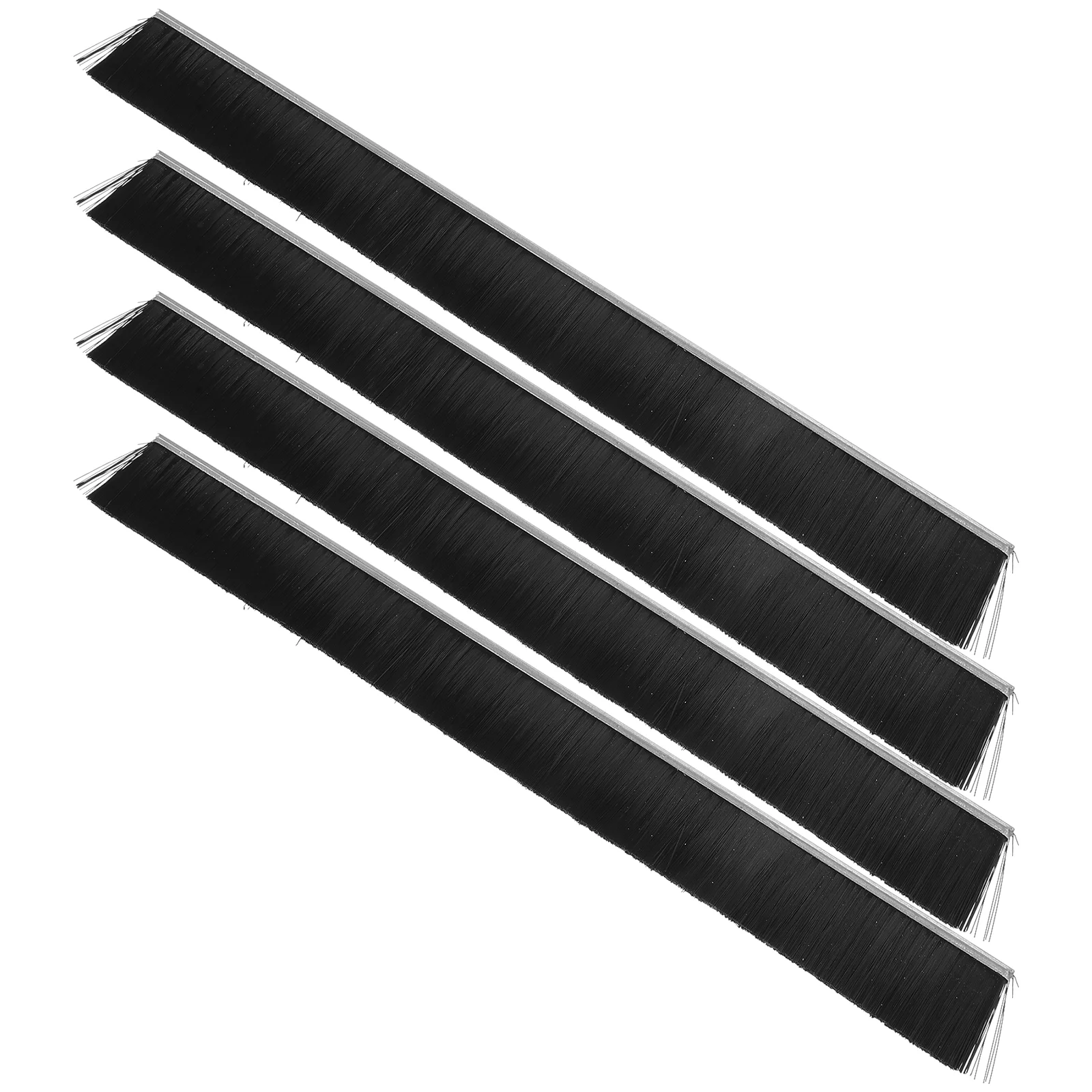

4 Pcs Mailbox Cover Sealing Brush Strip Replacement Convenient Windshield Reusable Office