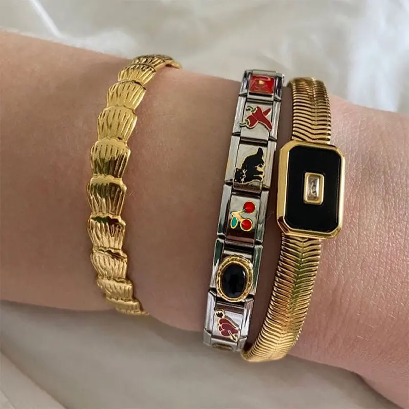 Semkeiyee Süße Frucht Kirsche Erdbeere Chili Traube Italienische Charms Fit 9mm Italienische Armband Armreif Frauen Machen DIY Schmuck geschenk – Detail 9