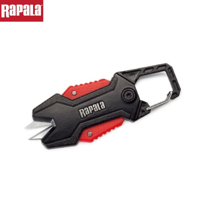 Rapala Fishing line cutter Retractable stainless steel Mini cutter Clipper  Scissors Super Sharp Blade Braided PE