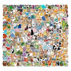 Colorful Cute Cartoon Animal Graffiti Stickers Set - DIY Waterproof Decoration (100PCS Animals)