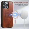 Magsafe Wallet Phone Case  For iPhone 12 13 14 15 16 Pro Max Plus Ultra With Stand Card Holder Leather Magnetic Pocket Cover 2