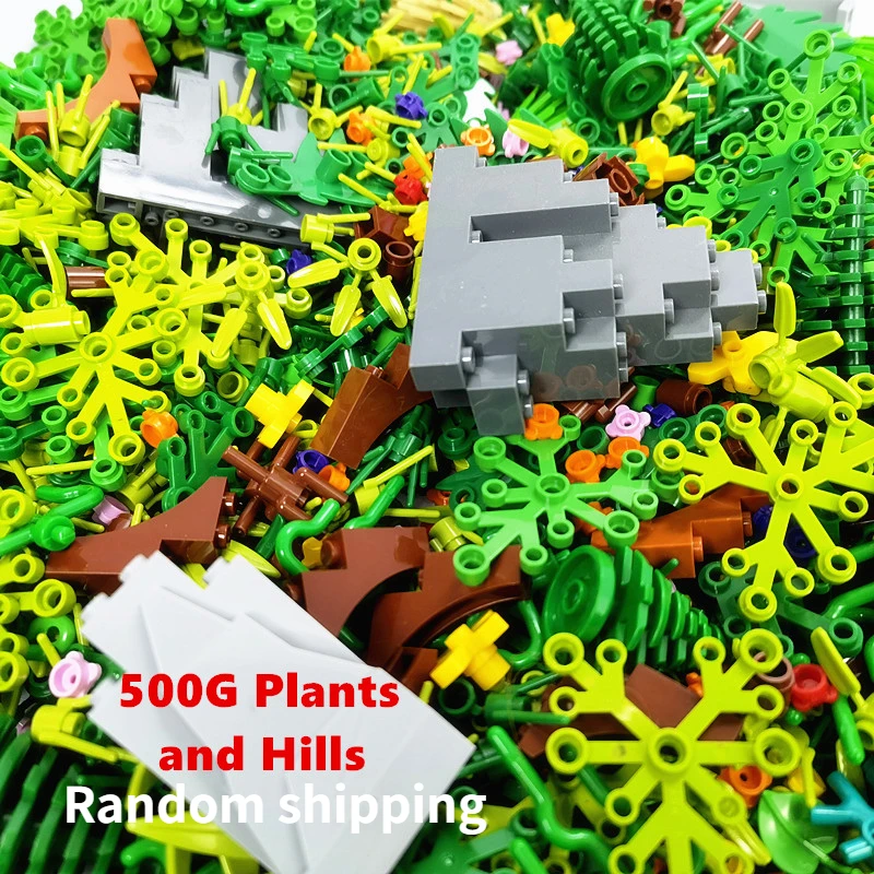 Tree and Plant Building Blocks - Jungle and City Landscape Accessories