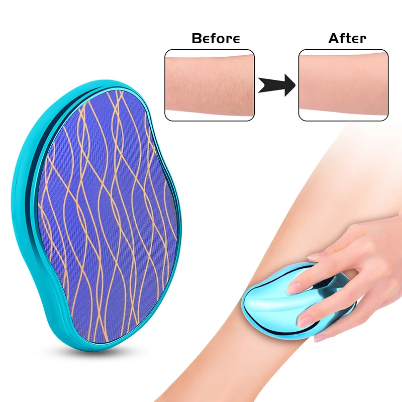 Crystal Hair Eraser Magic Epilator, Painless Exfoliating Hair Removal