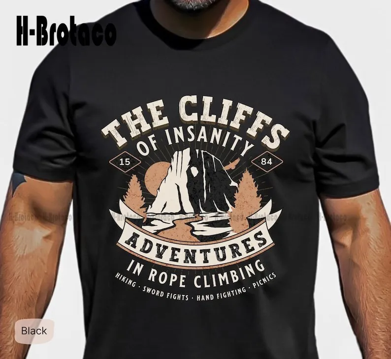 The Princess Bride Clips Of Insanity Shirt, T-Shirt Shrineking Eels, Vizzini, Dread Pirate Tony, Film Anni '80, Regalo Di Natale