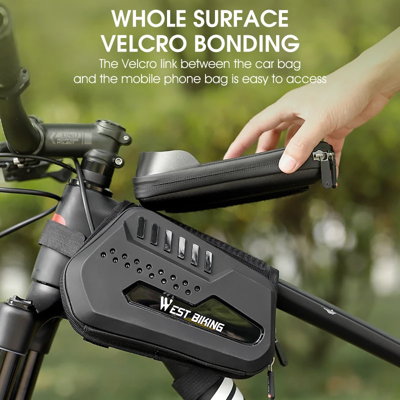 Bike Hard Shell Case|west Biking Waterproof Bike Top Tube