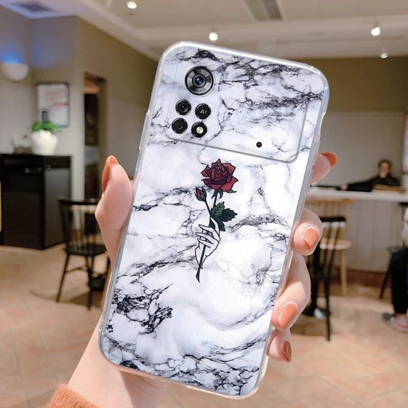 Elegant Floral Butterfly Soft Silicone Transparent Phone Case