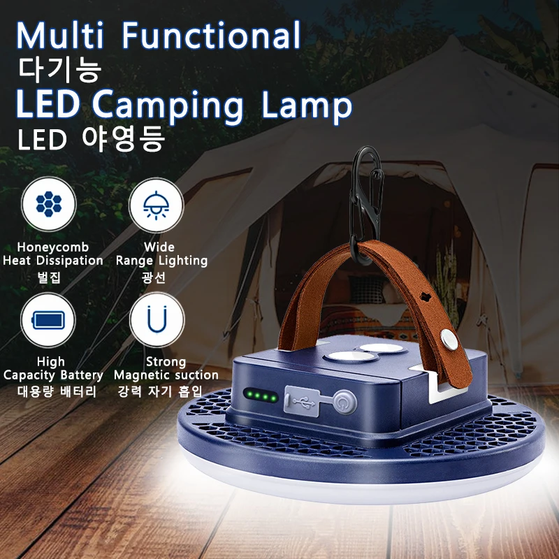 Rechargeable Tent Lantern Portable Emergency Night Market Light Outdoor Camping Bulb Lamp Flashlight Home LED portable lanterns camping light camping lamp portable flashlight camping lantern emergency lights portable torch