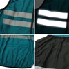 WOSAWE Men's Cycling Windbreaker Vest Lightweight Windproof Cycling Gilet Breathable Wind Coat Reflective 4
