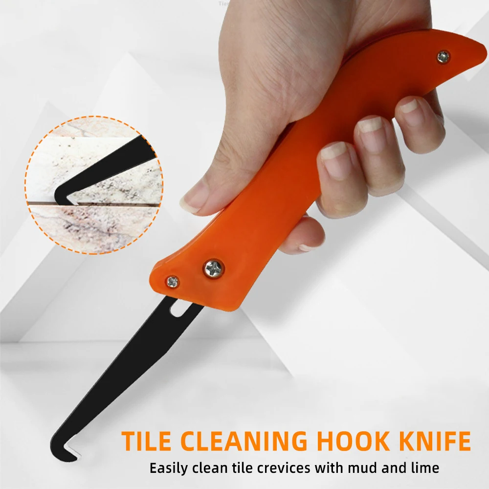 Tile Gap Repair Tool Hook Knife Professional Cleaning and Removal of Old Grout Hand Tools Tungsten Steel Joint Notcher Collator