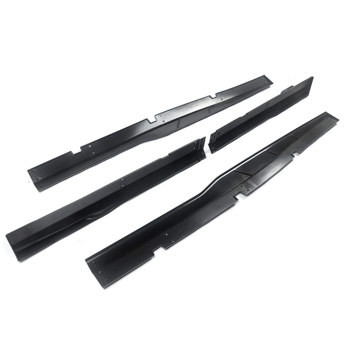For 2015-2022 Dodge Charger SRT Track Style Gloss Black Side Skirt Decoration Stickers Rocker Panels Car Accessories