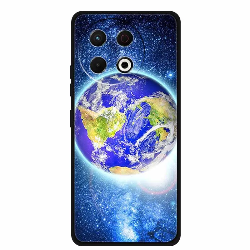Black Silicone Soft Phone Case - Protective Back Cover