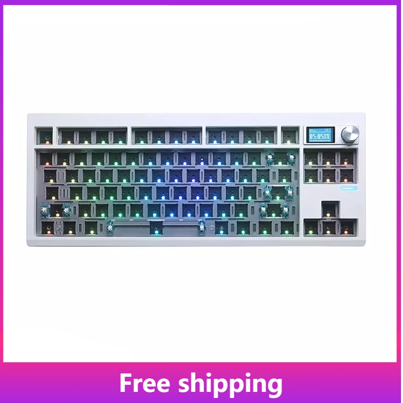 

Original GMK87 Mechanical Keyboard Kit Competitive Gaming Keyboard 87 with Gasket Structure Customized Mechanical Keyboard