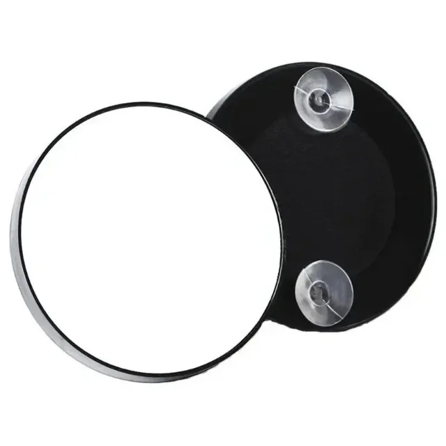 Miroir grossissant 5x/10x/15x avec ventouse miroir grossissant points noirs pour salle de bain miroir rond de maquillage Portable 4