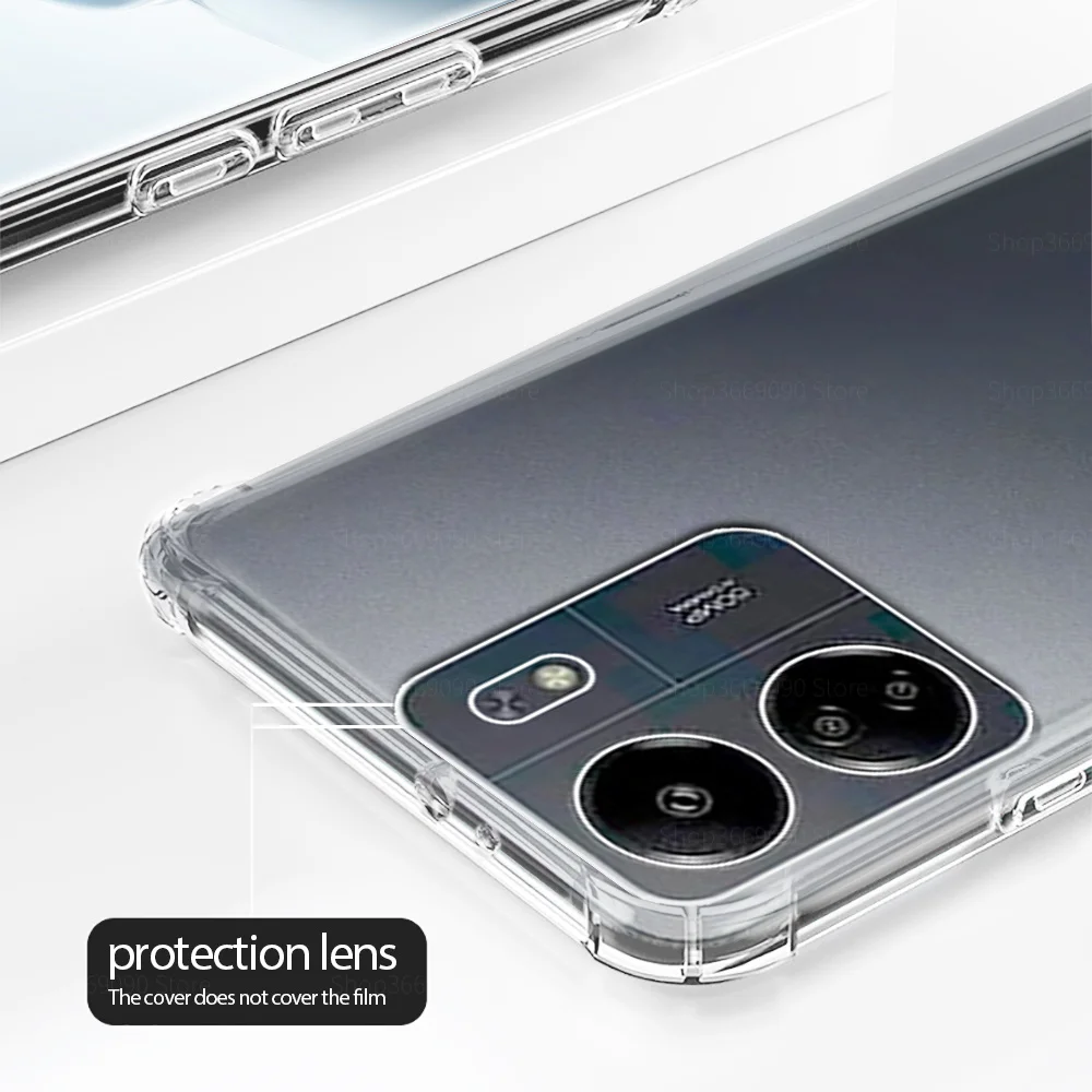 Clear Shockproof Soft Silicone Phone Cover - Premium Back Shell Case