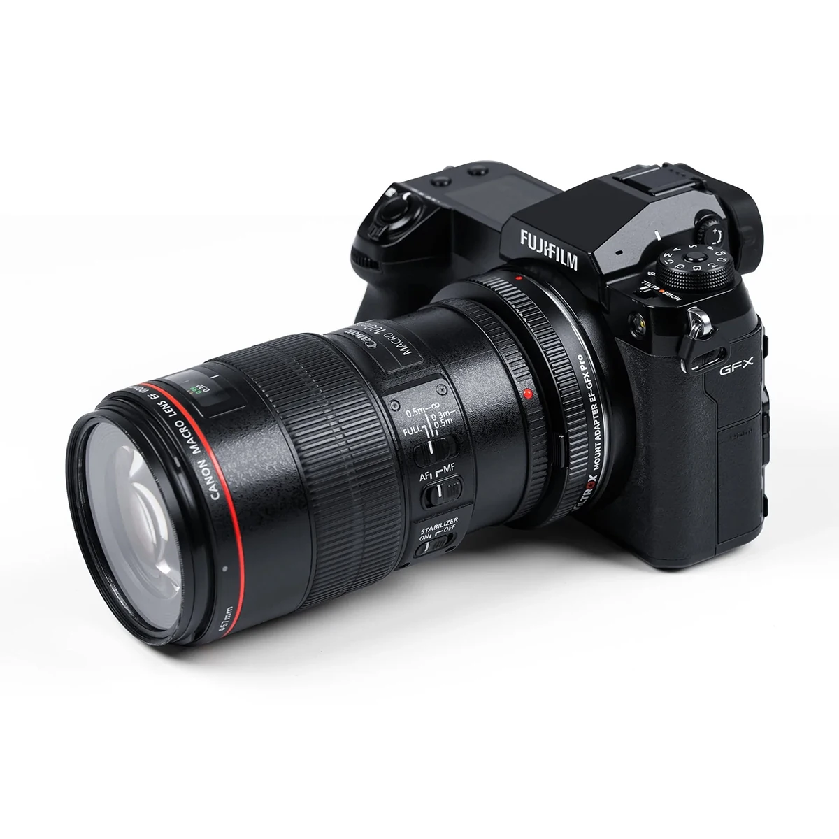 VILTROX EF-GFX Pro AF Lens Adapter with Stabilization & EXIF for Canon EF/EF-S t