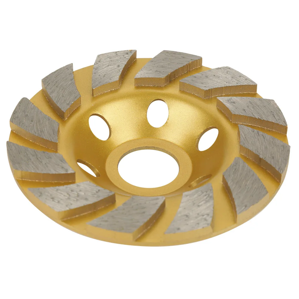 Grinding Disc Grinding Wheel 100mm*4.5mm Segment Grinding Wheel Disc 6 Holes For Marble Concrete Stone