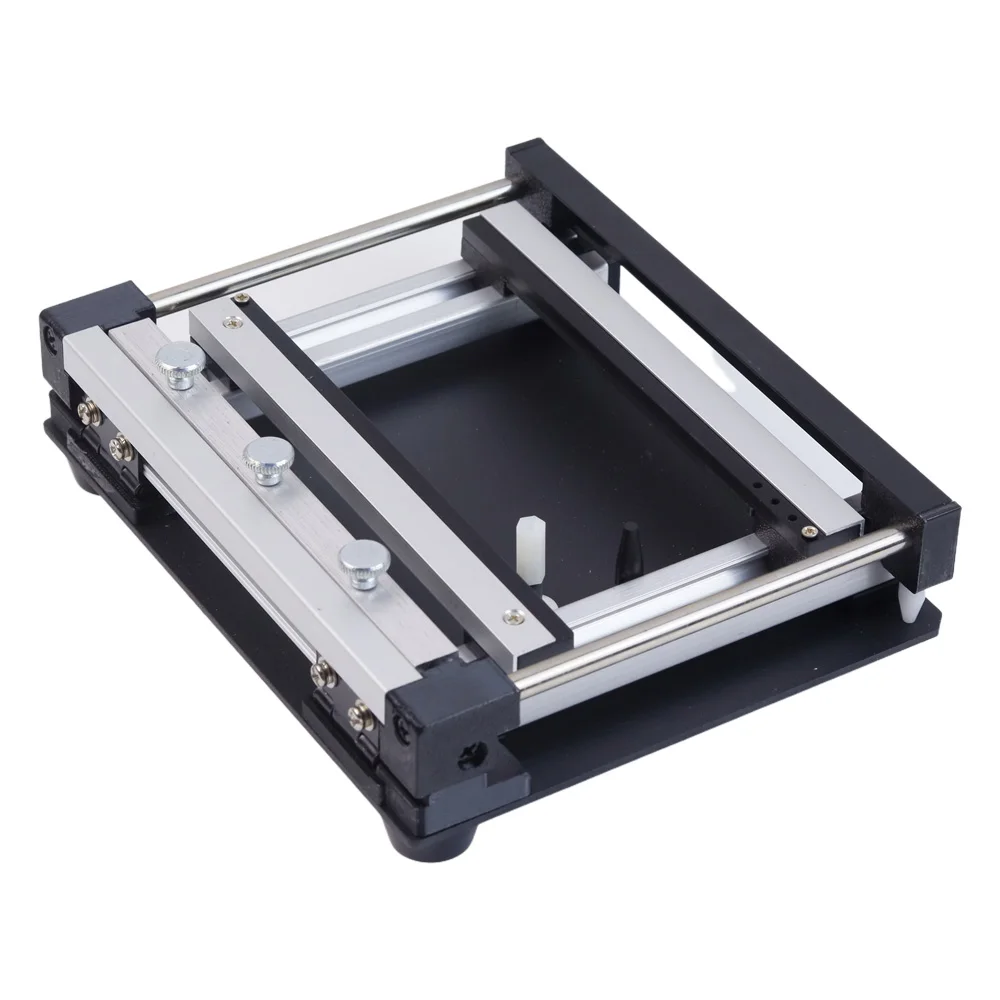 SMT Stencil Printer 10*10cm Manual Solder Paste Printing Machine Steel Stencil