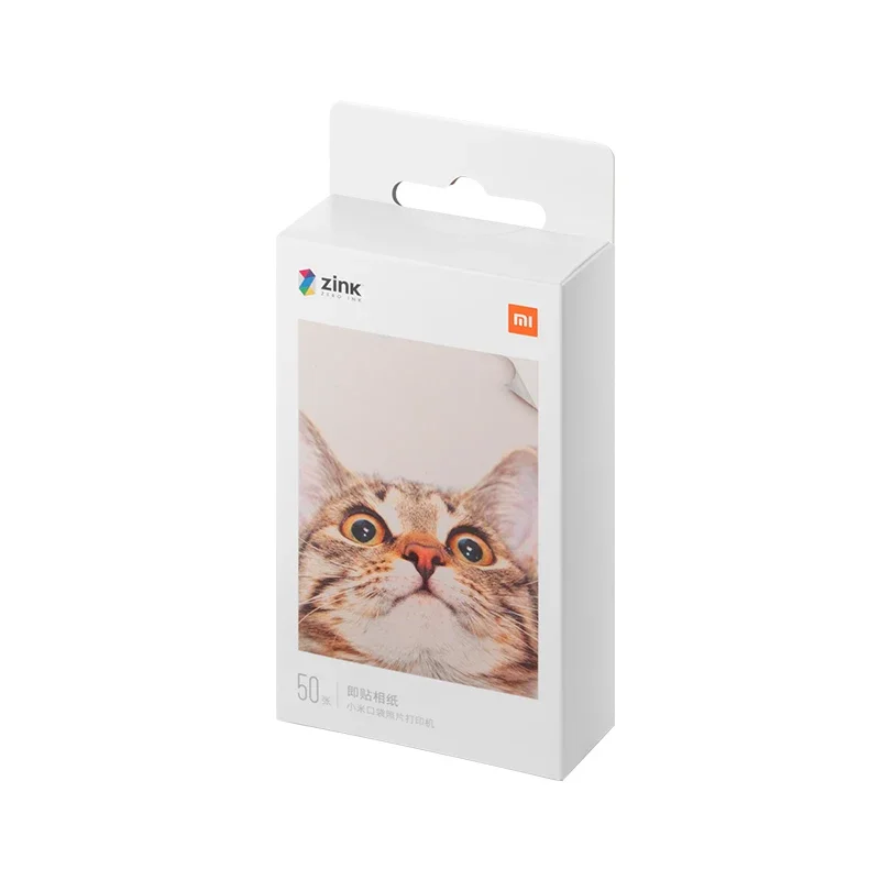 Original Xiaomi ZINK Pocket Printer Paper Self-adhesive Photo Print Sheets For Xiaomi 3-inch Mini Pocket Photo Printer Only Pape