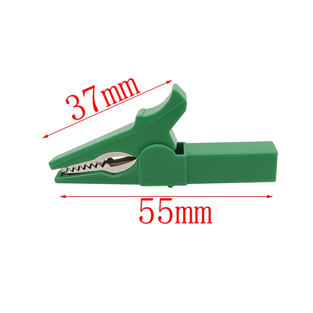 6Pcs Alligator Clips 55mm Battery Test Crocodile Clamp Connector For Banana Plug 4mm Multimeter Pen Cable Probes alligator clips test clip