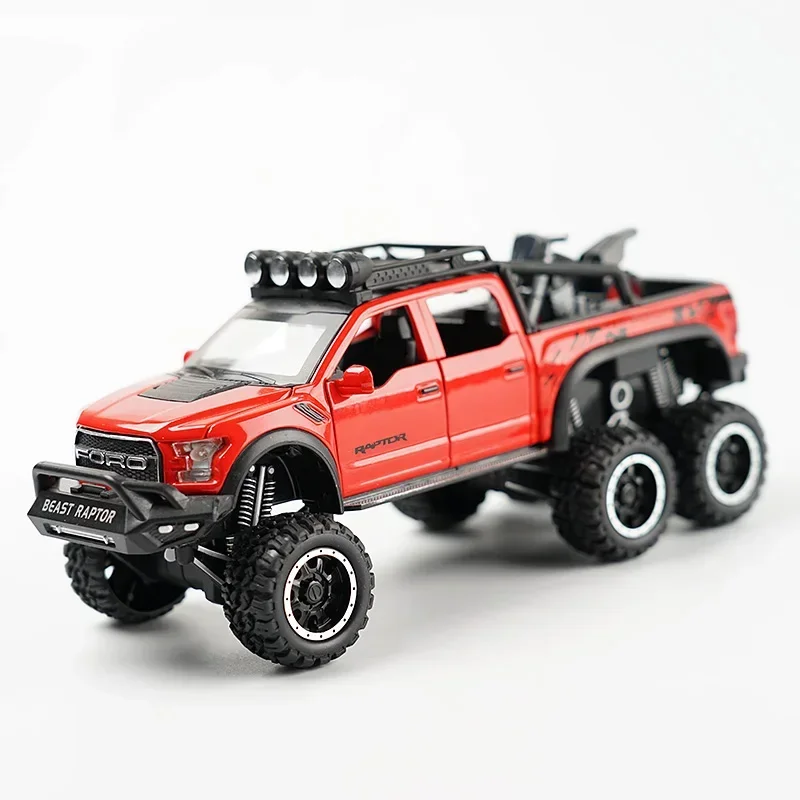 1/32 Ford Raptor F150 Off-Road Vehicle 6X6 Pickup Suspension