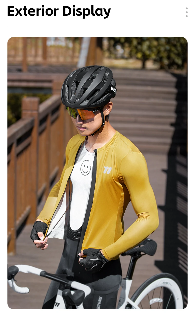 West Biking Männer Frauen Rad trikot Langarm Ultraleicht Frühling Herbst Rennrad Shirt Pro Team Fahrrad Kleidung Reit trikot – Detail 17
