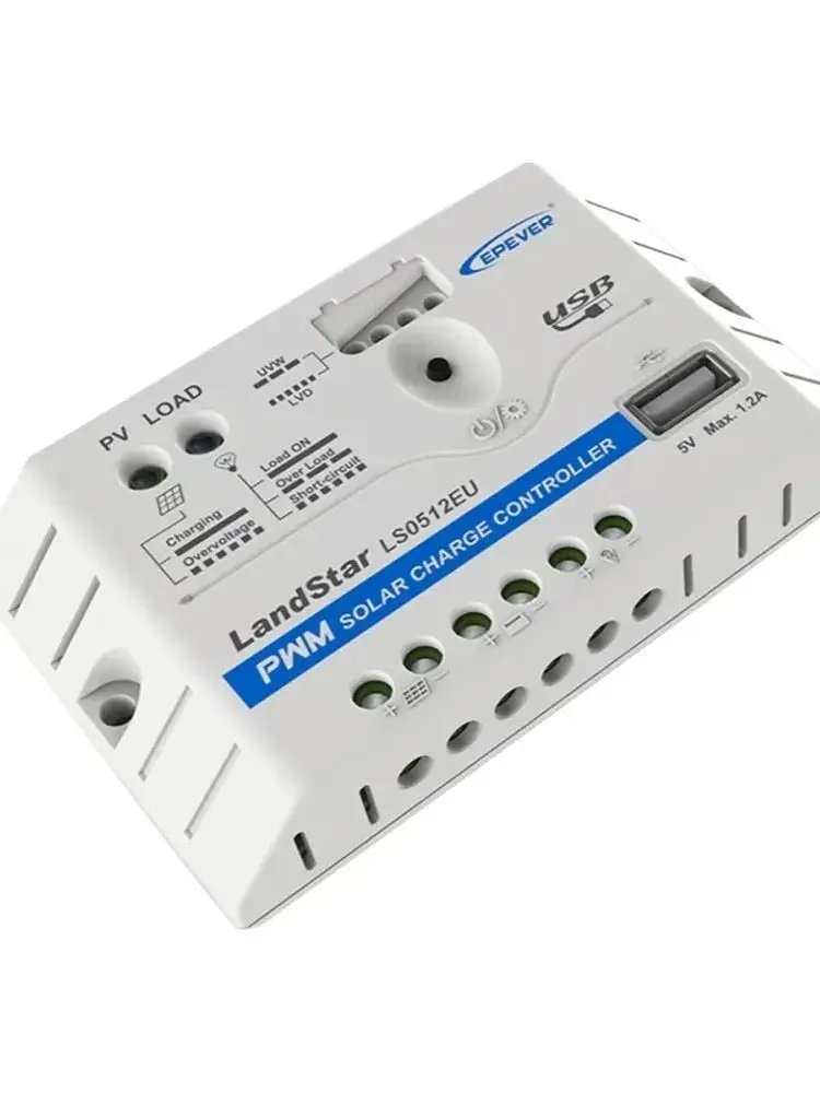 EPEVER LS0512EU 12V Solar Charge Controller For Solar Panel Battery Regulator No