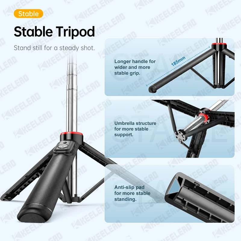 Selfie Stick Tripod Selfie Stick Sports Camera Selfie Stick Cell Phone Selfie Stick Smartphone Selfie Stick Phone Selfie Tripod 360 Rotation Portable Stand Wireless Remote For Lights Digital Cameras Gopro Smartphone
