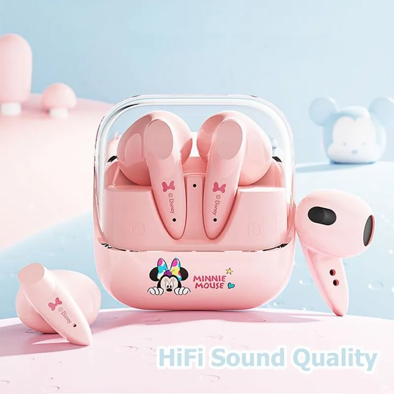 

Original Disney YP-66 Bluetooth Headphones 5.3 Long Standby Wireless Earphones ENC Noise Reduction Low Latency Headset 2023 New