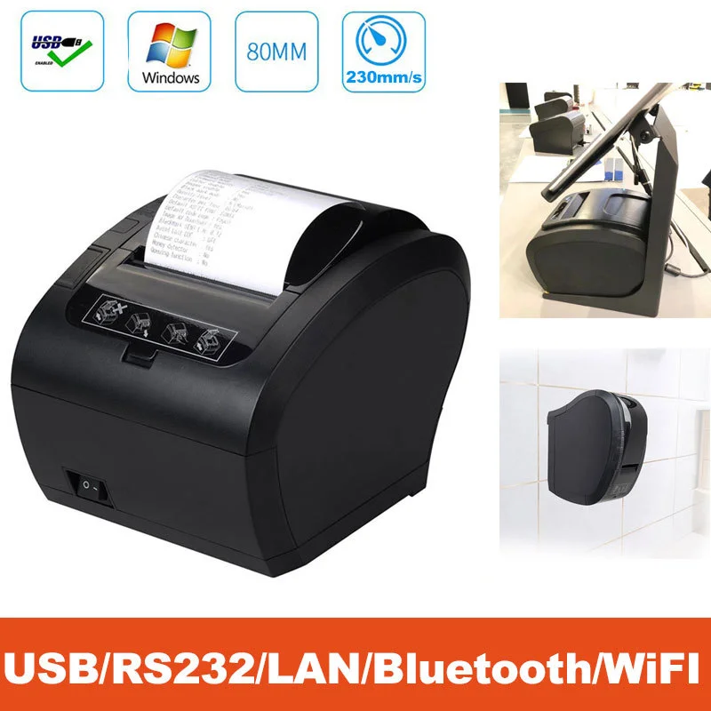 Xprinter 80mm Auto Cutter Thermal Label Receipt Printer USB