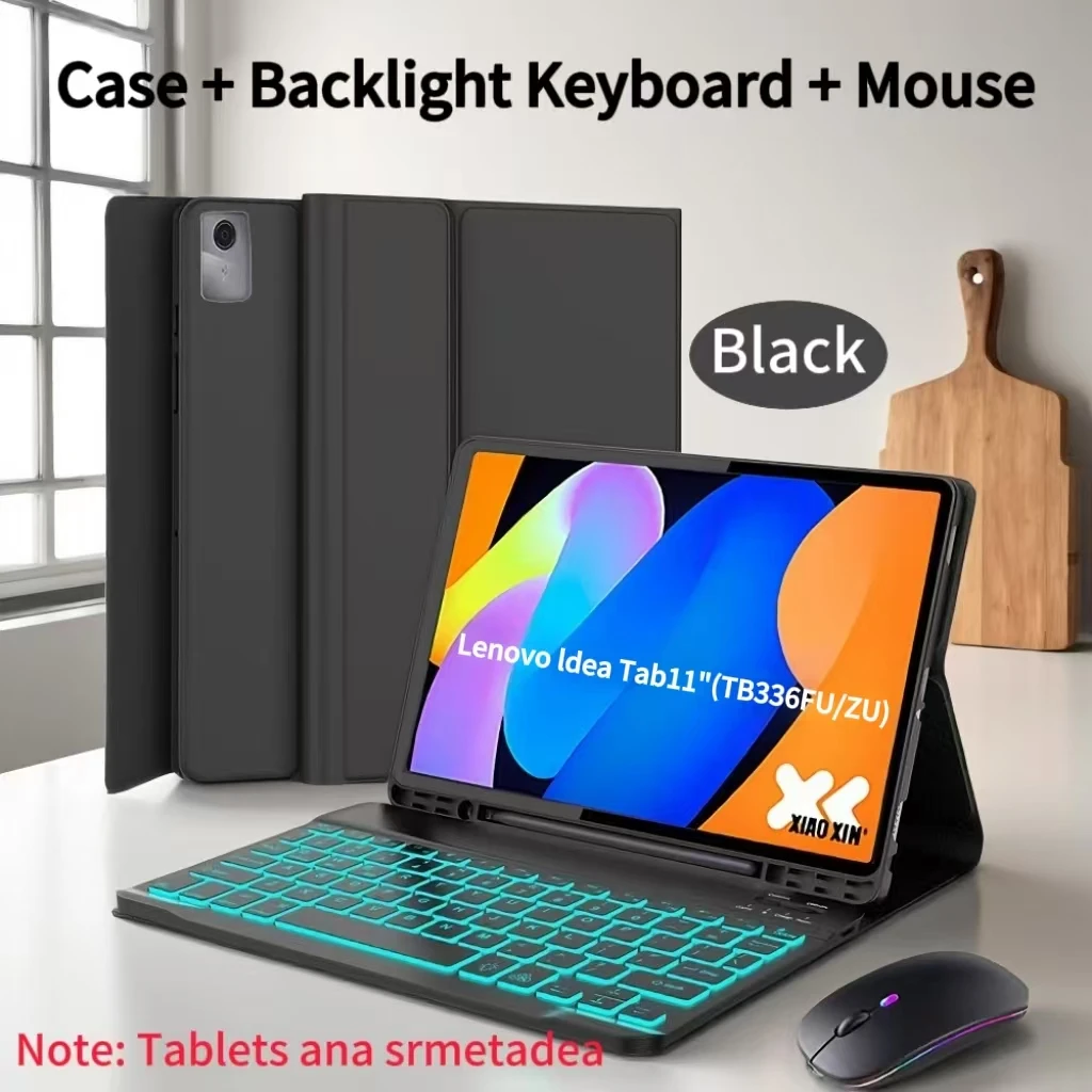 11-Inch Tablet Case with Removable Wireless Bluetooth Keyboard
