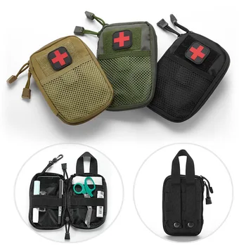 Military Tactical EDC Molle Pouch Small Medical Waist Pack Hiking Hunting Phone Case Holder Army Accessories Outdoor Sports Bag