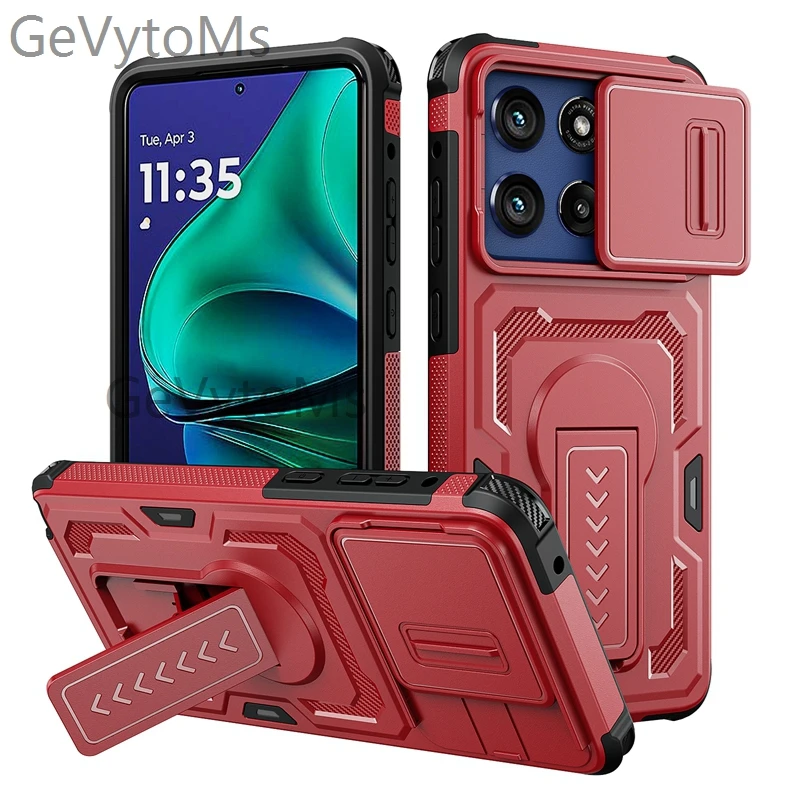 Heavy Duty Lens Protector Case with Kickstand