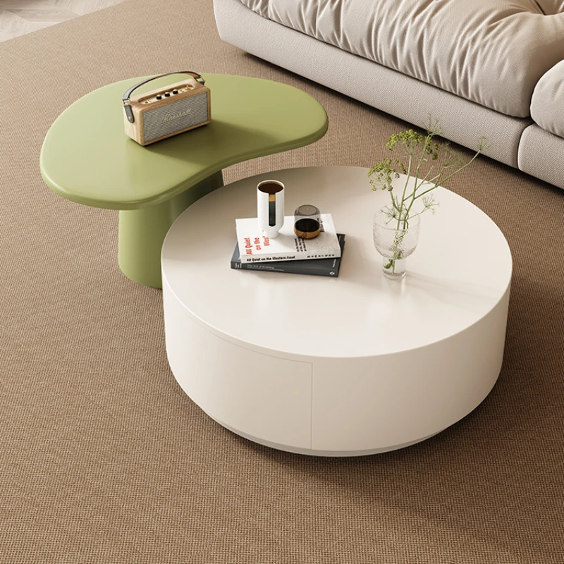 

Nordic Luxury Coffee Table Organizer White Mobile Living Room Coffe Table Mesa Lateral Apartamento Kaffee Tische Home Furniture