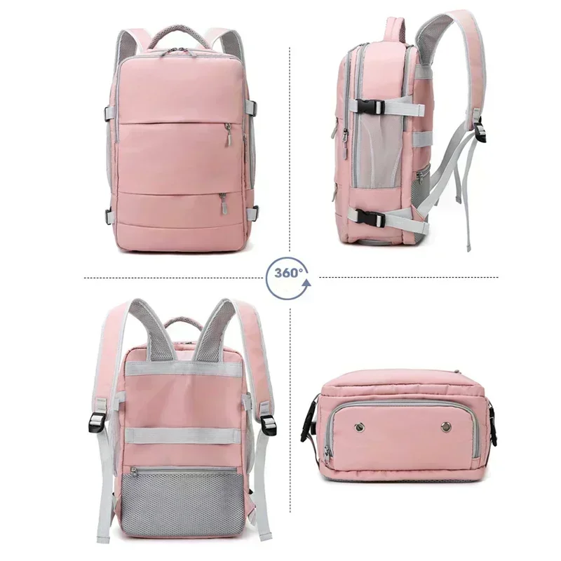 Zaino da viaggio per donna, zaino da trasporto, zaino per laptop TSA approvato per il volo, borsa da infermiera universitaria, zaino casual per il fin del weekender - immagine 5