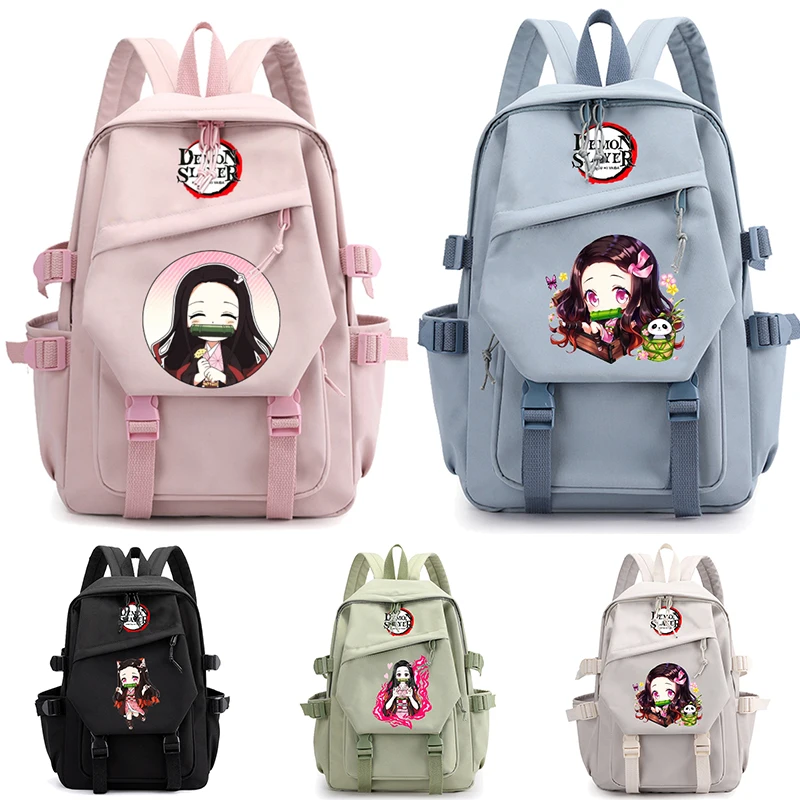 

Рюкзак с демоном для подростков, студенток, девочек, мальчиков, Женский аниме рюкзак, детский подарок, дорожный рюкзак, большая дорожная сумка для книг